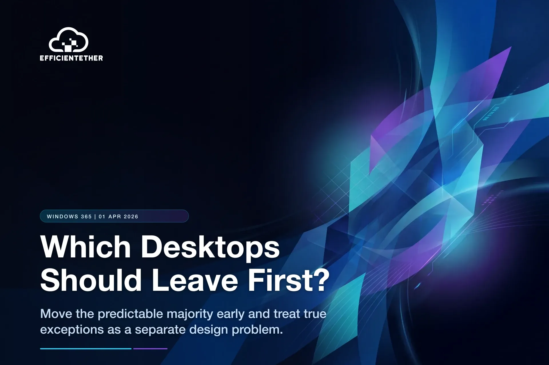 Which Desktops Should Leave First? A Practical Segmentation Model for Windows 365