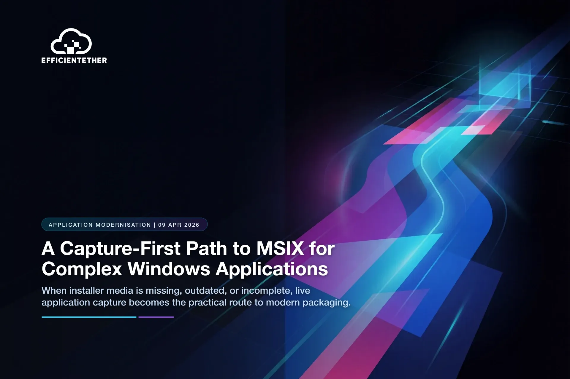A Capture-First Path to MSIX for Complex Windows Applications