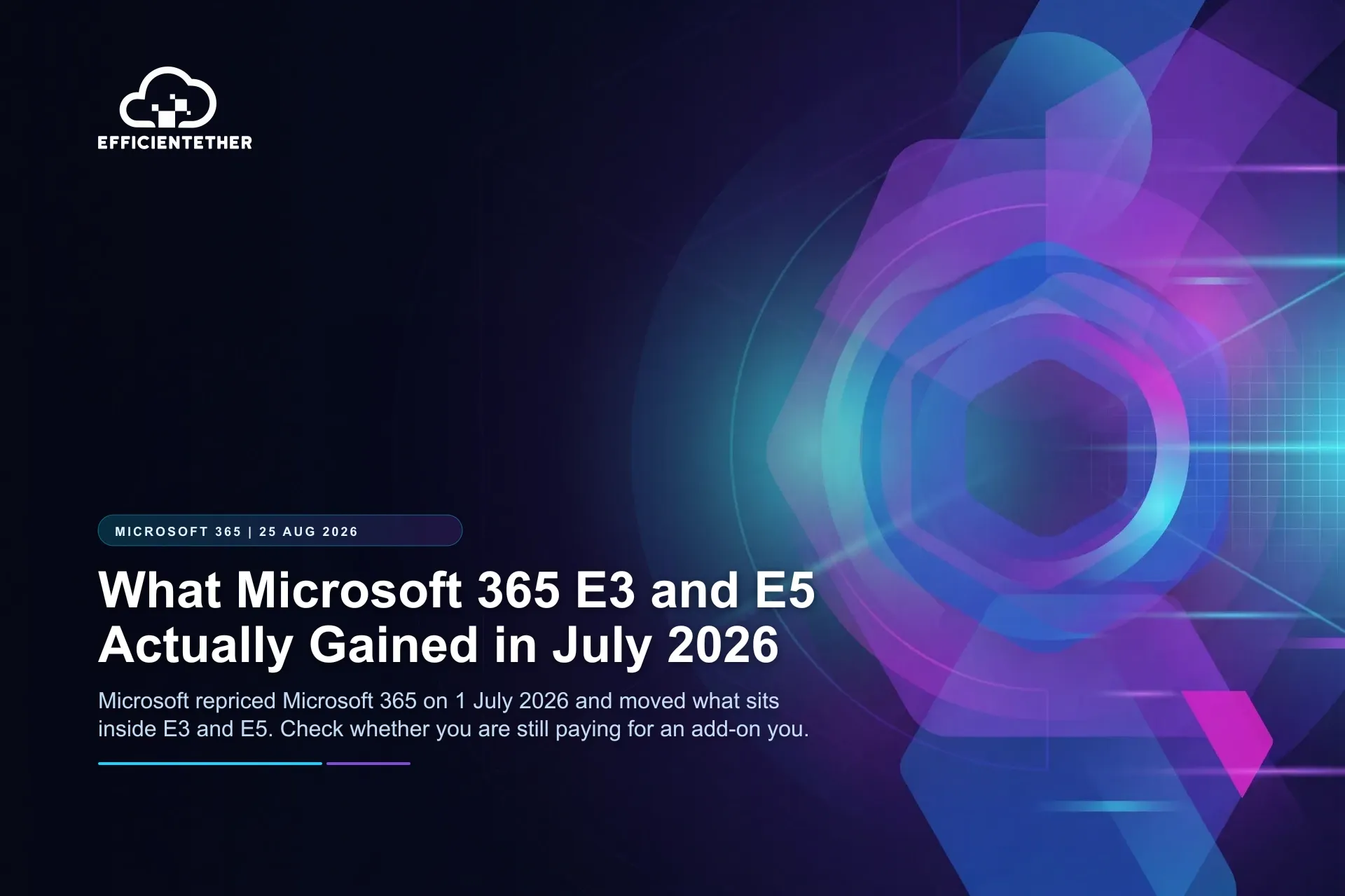 Lo que Microsoft 365 E3 y E5 ganaron realmente en julio de 2026