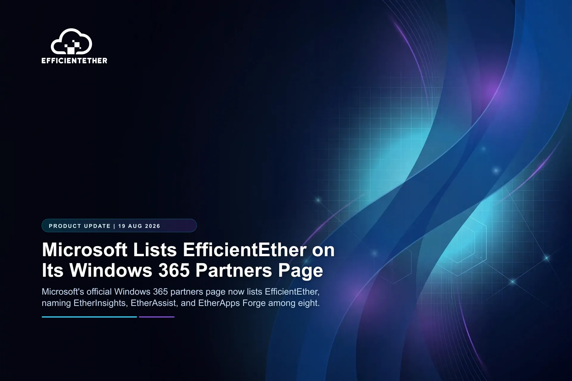 Microsoft inserisce EfficientEther nella sua pagina dei partner Windows 365